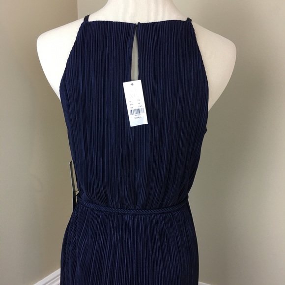 New York company pleated Belted Sleeveless midi - Picture 6 of 7